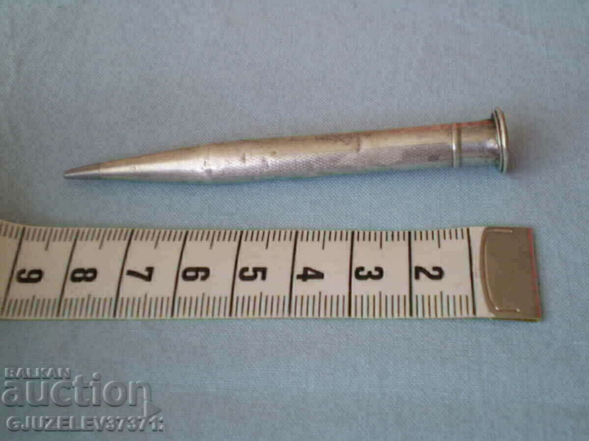 Probă de creion argint vechi 900 - 5