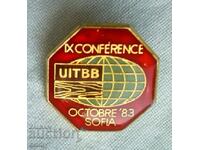 Insigna IX Conferință Uniunea Internațională a Construcțiilor