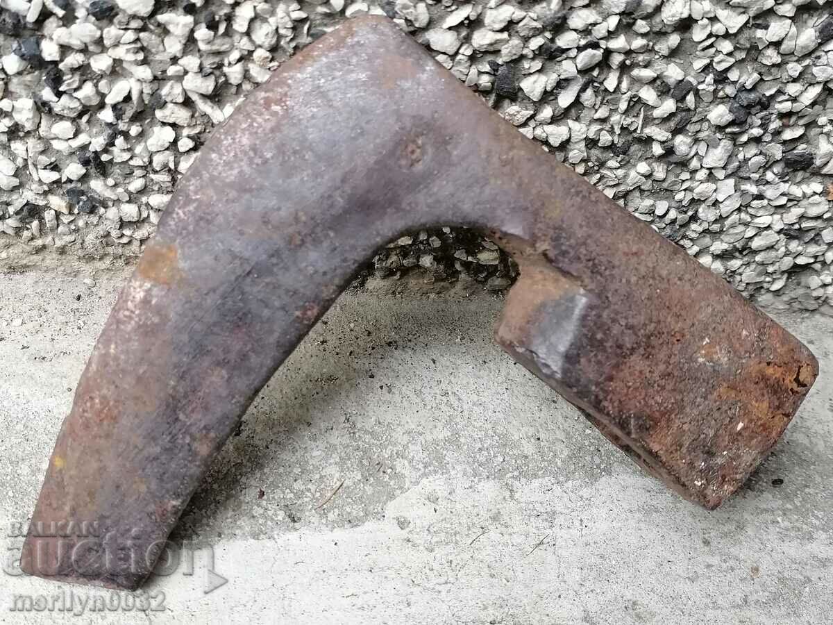 Auction An old ax shaft tool wrought iron Auction An old ax shaft tool wrought iron