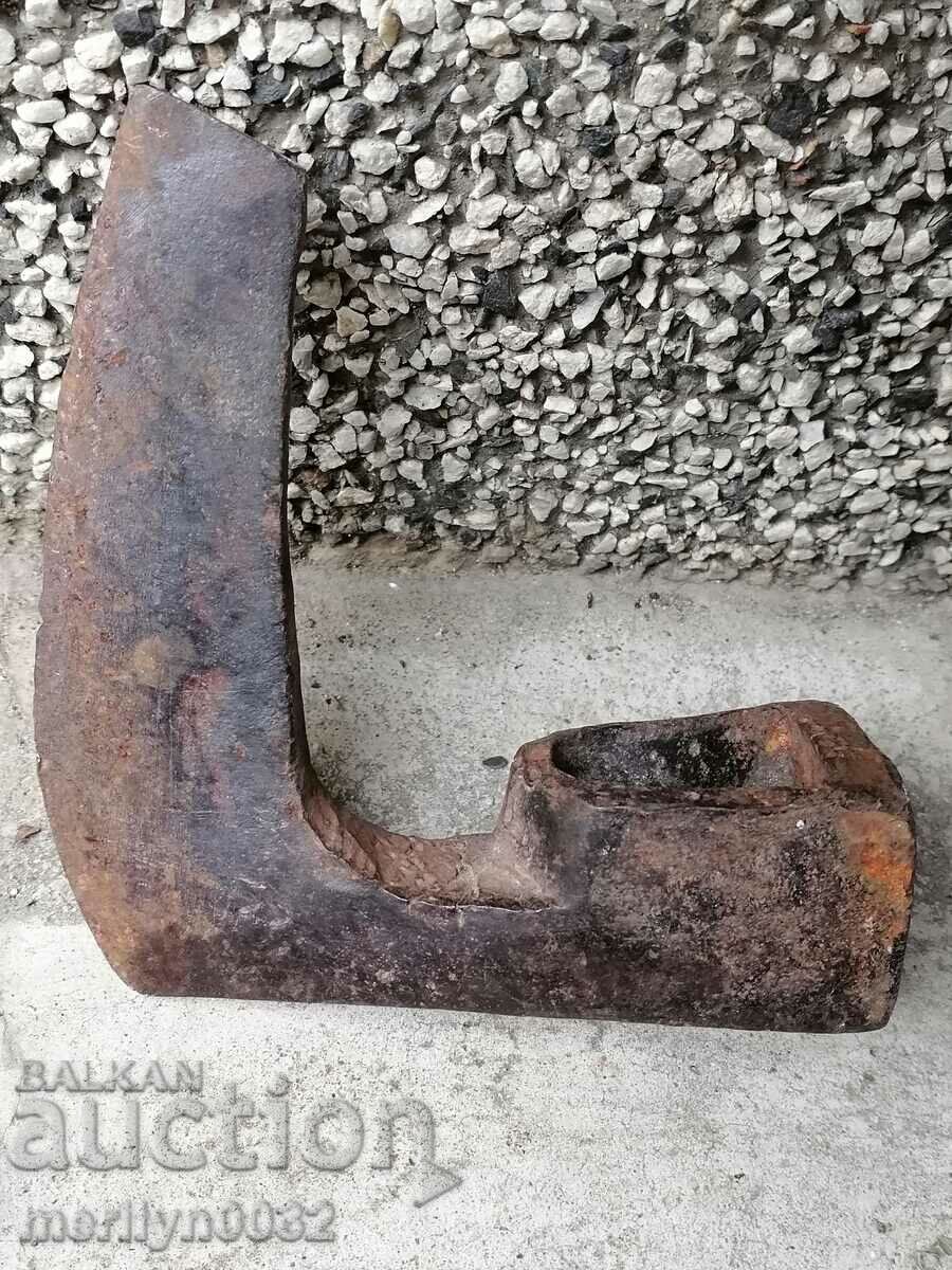 An old ax shaft tool wrought iron - 5 An old ax shaft tool wrought iron - 5