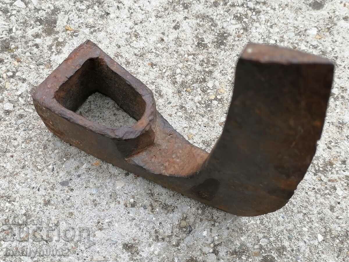 An old ax shaft tool wrought iron - 7 An old ax shaft tool wrought iron - 7