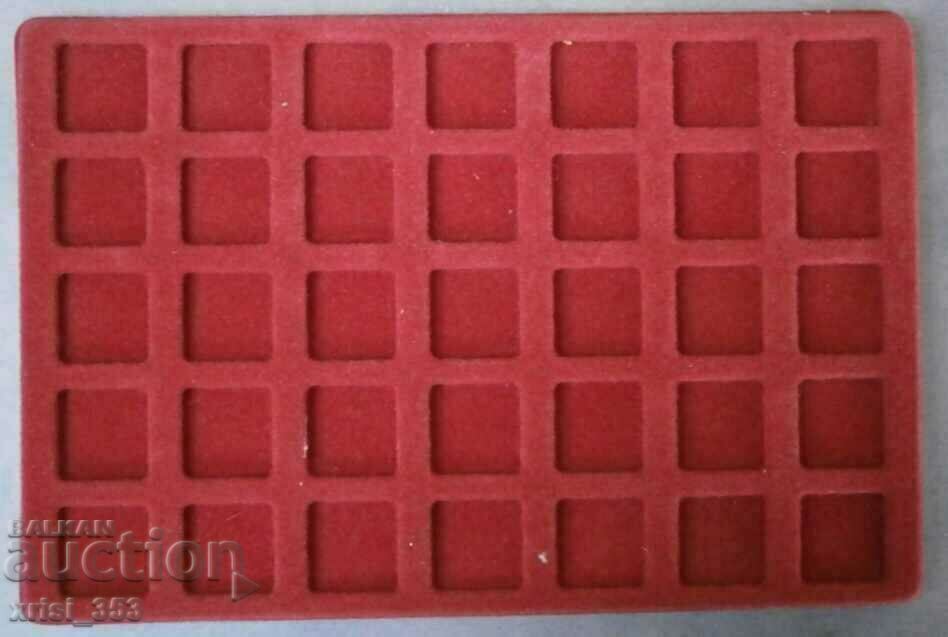 Coin drying and presentation board