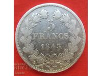 5 Francs 1843 W silver France