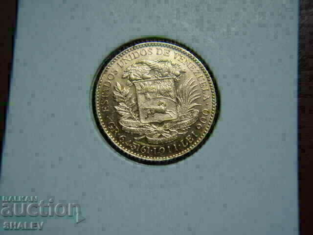 20 bolivar 1911 Venezuela - AU/Unc (aur)