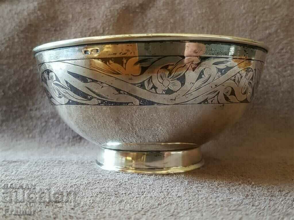 Auction Silver nielo gilding Russian Caucasian silver bowl cup tas Auction Silver nielo gilding Russian Caucasian silver bowl cup tas