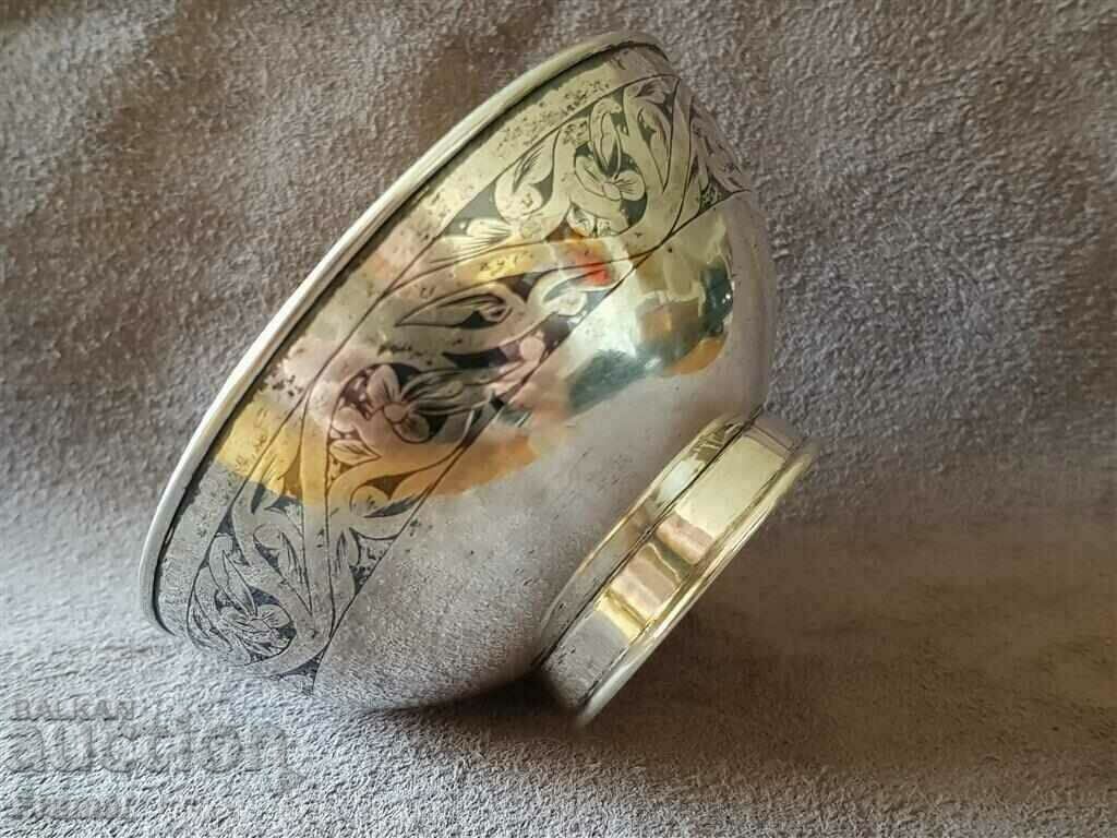 Delivery of Silver nielo gilding Russian Caucasian silver bowl cup tas Delivery of Silver nielo gilding Russian Caucasian silver bowl cup tas