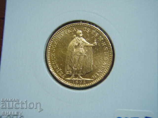 20 Κορώνα 1896 Ουγγαρία (20 korona Ungariya) - AU+ (χρυσός) - 6