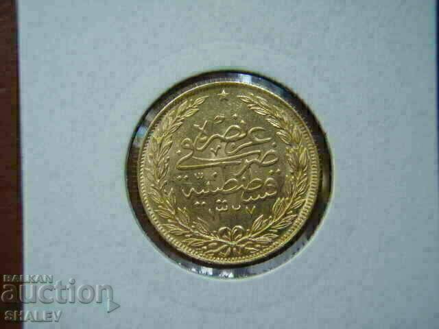 Delivery of 100 Piastres 1911 Turkey (1327 - year 4) - XF/AU (gold)