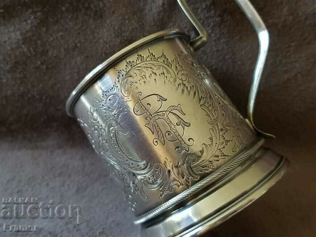 Old Russian Military Silver 84 Mounted Silver Cup with price 1699.00 BGN | € 868.68 Old Russian Military Silver 84 Mounted Silver Cup with price 1699.00 BGN | € 868.68