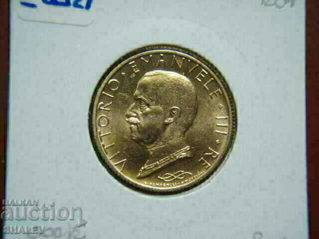 100 Lire 1931 IX Italy - AU (gold) - 7 100 Lire 1931 IX Italy - AU (gold) - 7