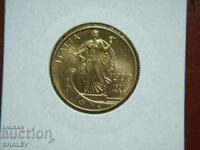 100 Lire 1931 IX Italy - AU (gold)