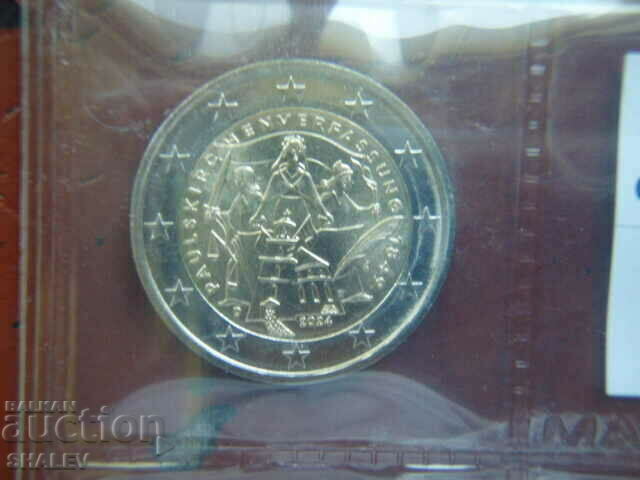 Licitație 2 Euro 2024 Germania „Constituția” A,D,F,G,J Germania 2 euro