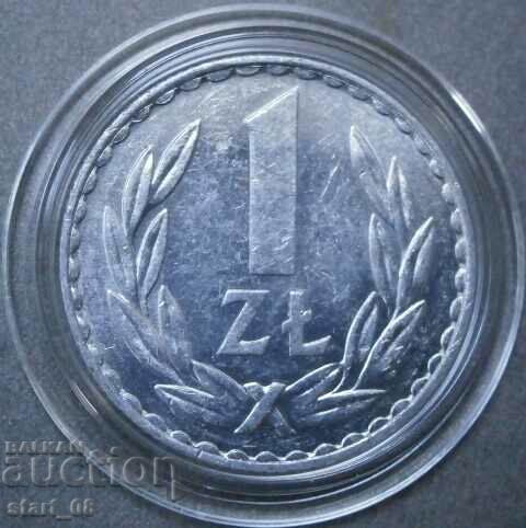 Poland 1 zloty 1977