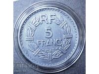 Franța 5 franci 1947