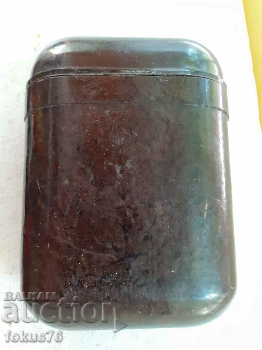 Old social first aid kit in a bakelite box