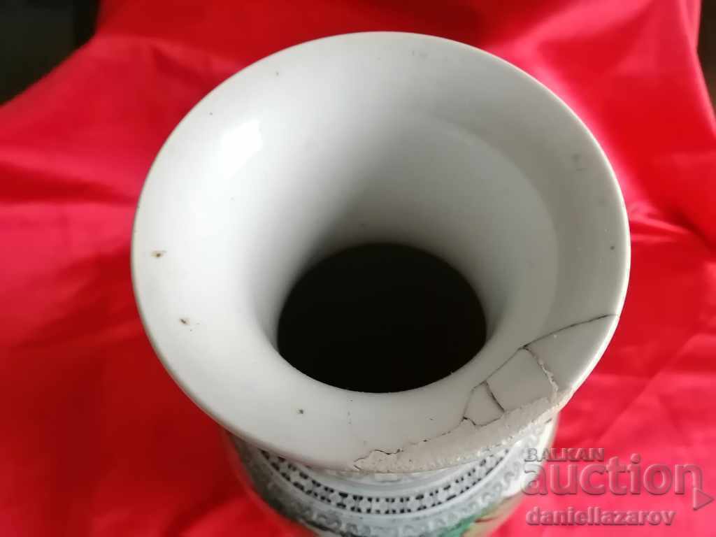 Old Chinese Vase around 1900 Marked! Qing Dynasty - 5 Old Chinese Vase around 1900 Marked! Qing Dynasty - 5