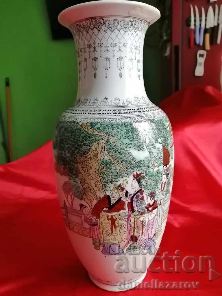 Old Chinese Vase around 1900 Marked! Qing Dynasty