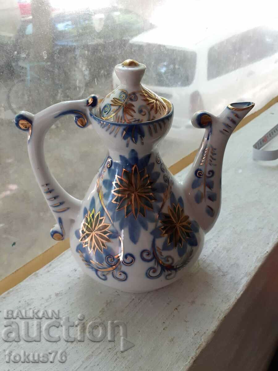 Amazing old Russian teapot porcelain gilding cobalt with price 90.00 BGN | € 46.02 Amazing old Russian teapot porcelain gilding cobalt with price 90.00 BGN | € 46.02