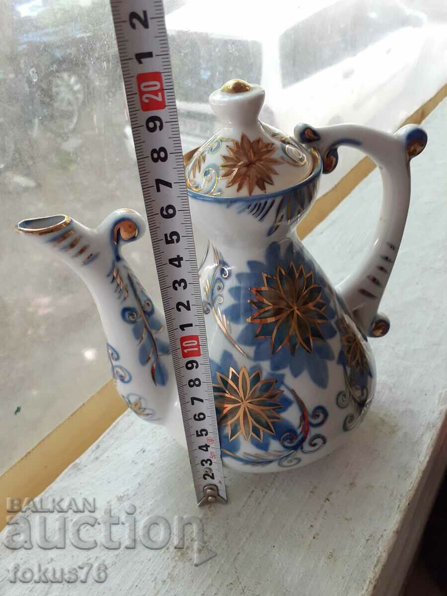 Amazing old Russian teapot porcelain gilding cobalt - 7 Amazing old Russian teapot porcelain gilding cobalt - 7