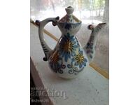 Amazing old Russian teapot porcelain gilding cobalt