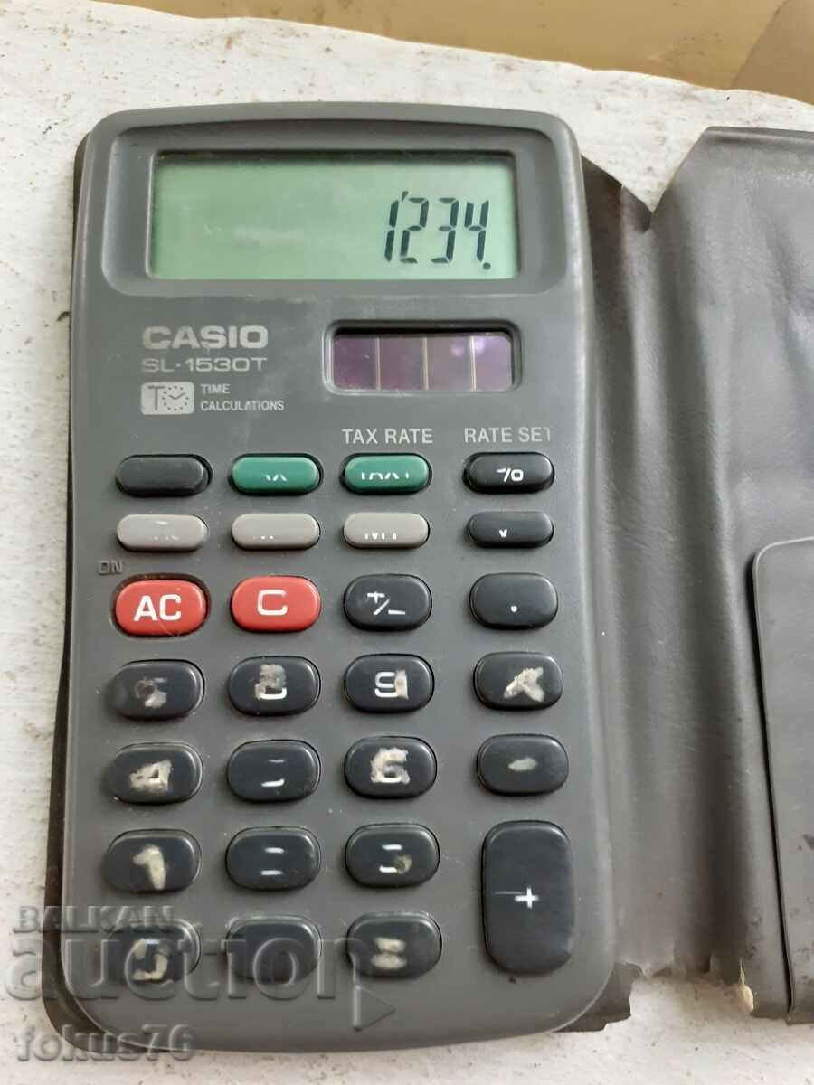 Δημοπρασία Παλιά ηλεκτρονική αριθμομηχανή Casio