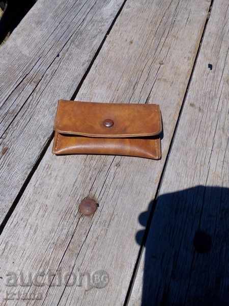 Ancient leather purse