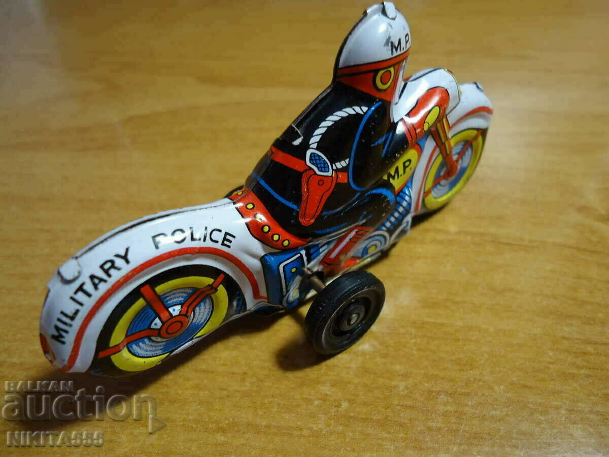 Rare tin toy MP-MILITARY POLICE-Japan with price 155.00 BGN | € 79.25 Rare tin toy MP-MILITARY POLICE-Japan with price 155.00 BGN | € 79.25