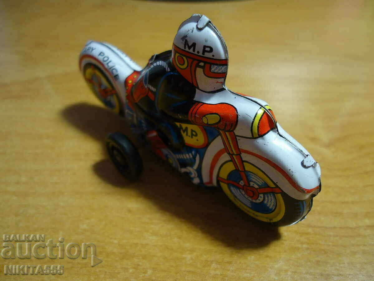 Auction Rare tin toy MP-MILITARY POLICE-Japan Auction Rare tin toy MP-MILITARY POLICE-Japan