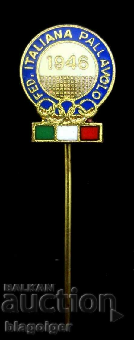 Olympic Badge-Italy Olympic Committee-Volleyball Team with price 13.00 BGN | € 6.65 Olympic Badge-Italy Olympic Committee-Volleyball Team with price 13.00 BGN | € 6.65