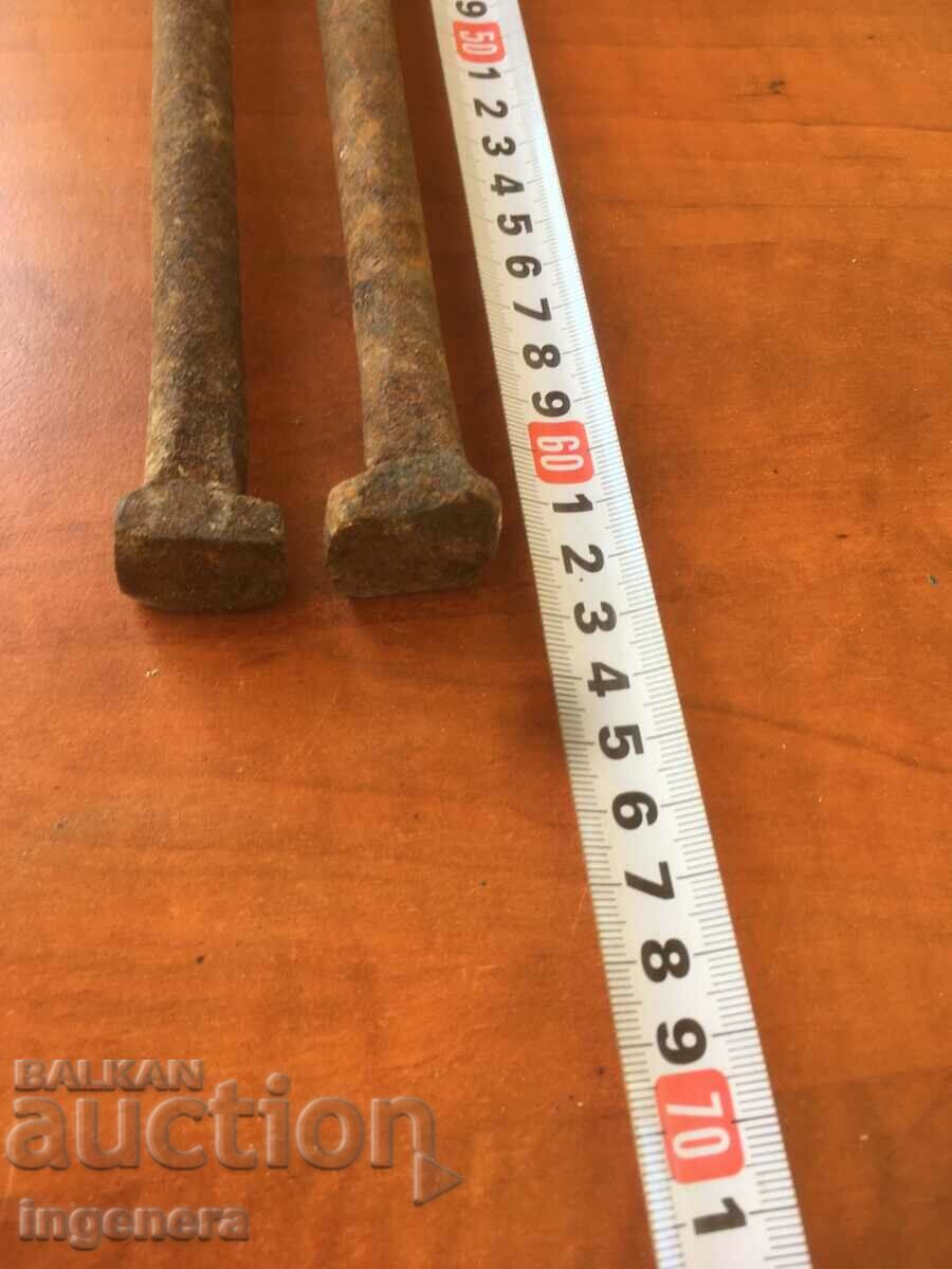 BOLT KOLARSKI OLD FORGING-2 PCS - 5 BOLT KOLARSKI OLD FORGING-2 PCS - 5