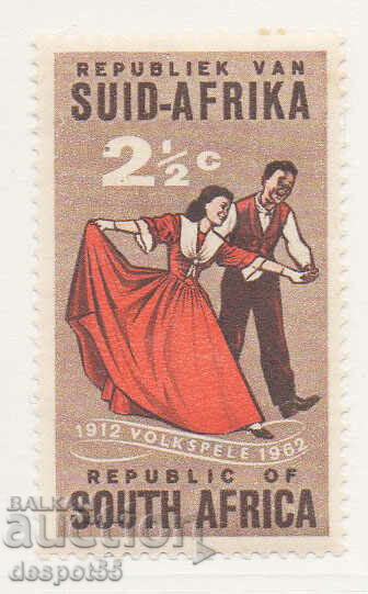 1962. South Africa. 50 years of the Volkspele (folk dances).