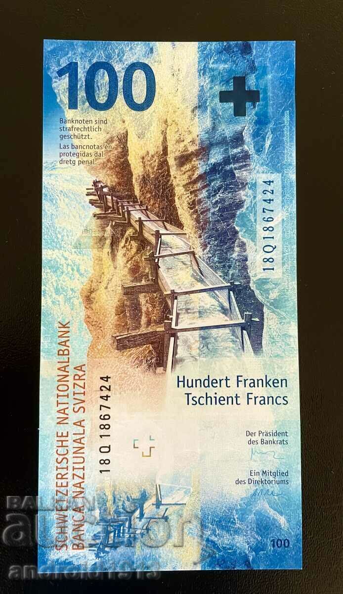 Auction SWITZERLAND - 100 FRANCES 2018, P-77A, UNC Auction SWITZERLAND - 100 FRANCES 2018, P-77A, UNC