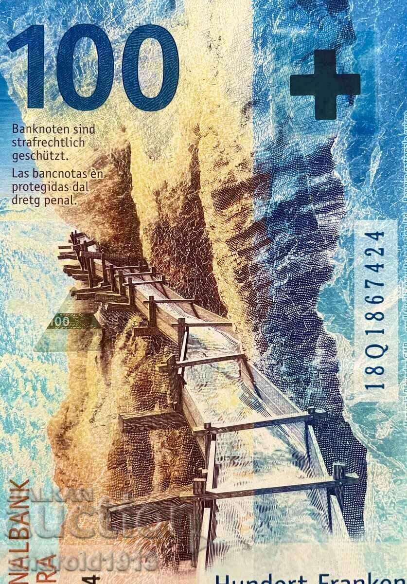 Delivery of SWITZERLAND - 100 FRANCES 2018, P-77A, UNC Delivery of SWITZERLAND - 100 FRANCES 2018, P-77A, UNC