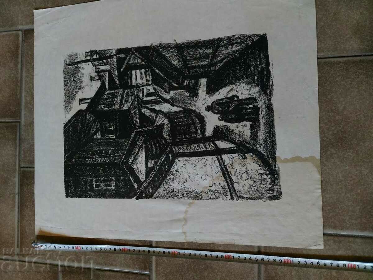 Аукцион МНОГО ГОЛЯМА СТАРА РИСУНКА ГРАФИКА КАРТИНА ЛИТОГРАФИЯ Аукцион МНОГО ГОЛЯМА СТАРА РИСУНКА ГРАФИКА КАРТИНА ЛИТОГРАФИЯ