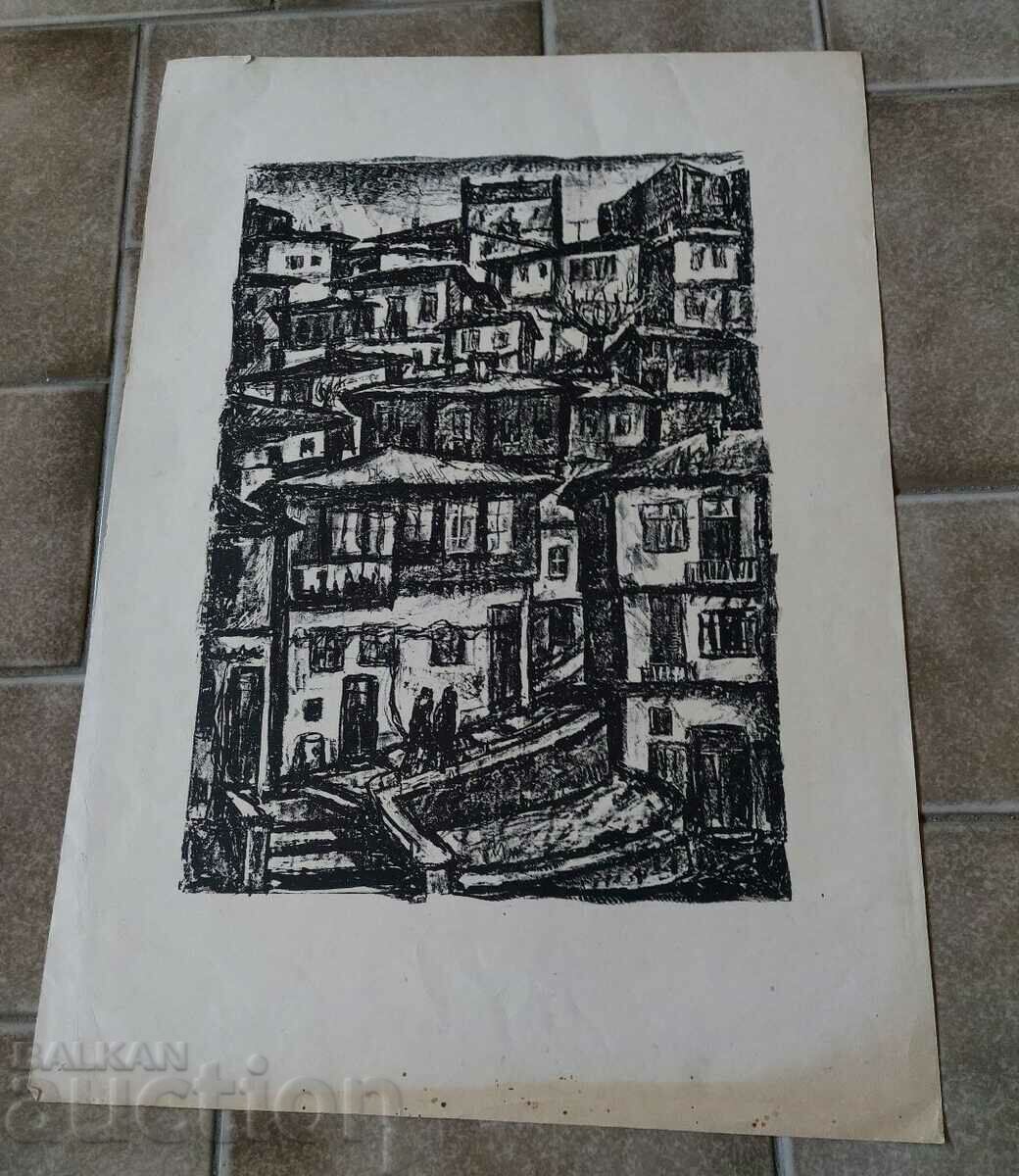 Auction VERY LARGE OLD DRAWING GRAPHICS PICTURE LITHOGRAPHY Auction VERY LARGE OLD DRAWING GRAPHICS PICTURE LITHOGRAPHY