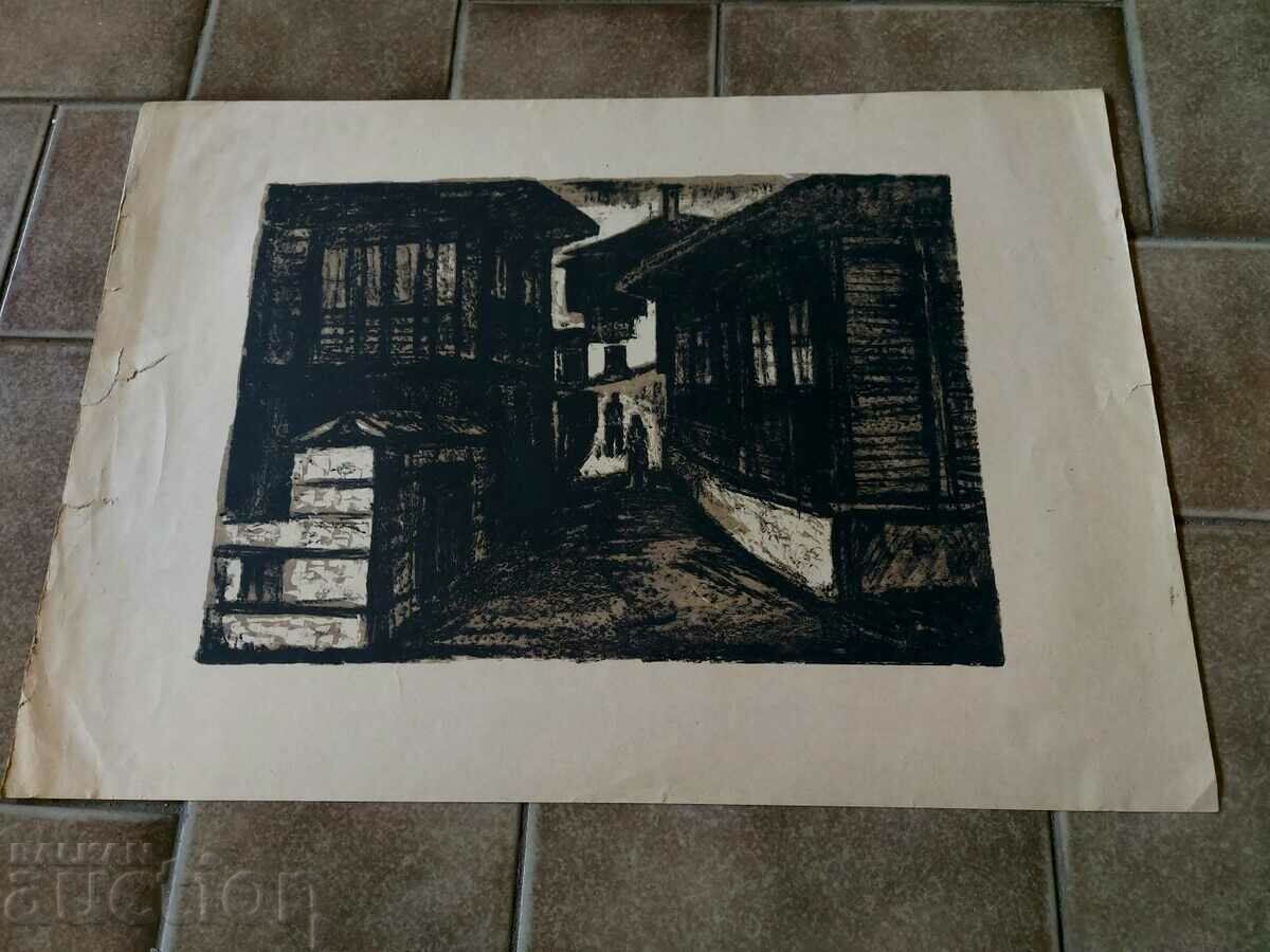 Auction VERY LARGE OLD DRAWING GRAPHICS PICTURE LITHOGRAPHY Auction VERY LARGE OLD DRAWING GRAPHICS PICTURE LITHOGRAPHY