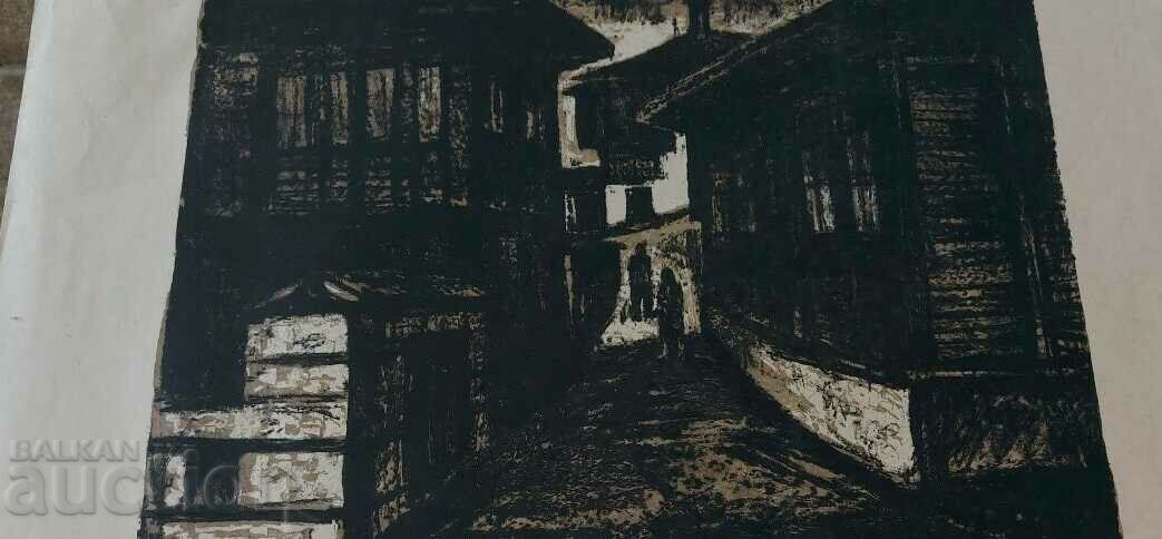 VERY LARGE OLD DRAWING GRAPHICS PICTURE LITHOGRAPHY with price 75.00 BGN | € 38.35 VERY LARGE OLD DRAWING GRAPHICS PICTURE LITHOGRAPHY with price 75.00 BGN | € 38.35