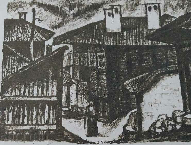 Delivery of VERY LARGE OLD DRAWING GRAPHICS PICTURE LITHOGRAPHY Delivery of VERY LARGE OLD DRAWING GRAPHICS PICTURE LITHOGRAPHY