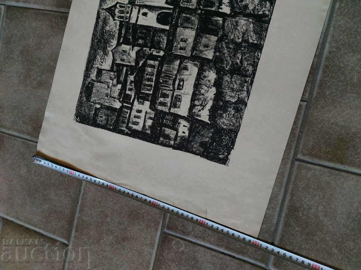 Delivery of VERY LARGE OLD DRAWING GRAPHICS PICTURE LITHOGRAPHY Delivery of VERY LARGE OLD DRAWING GRAPHICS PICTURE LITHOGRAPHY