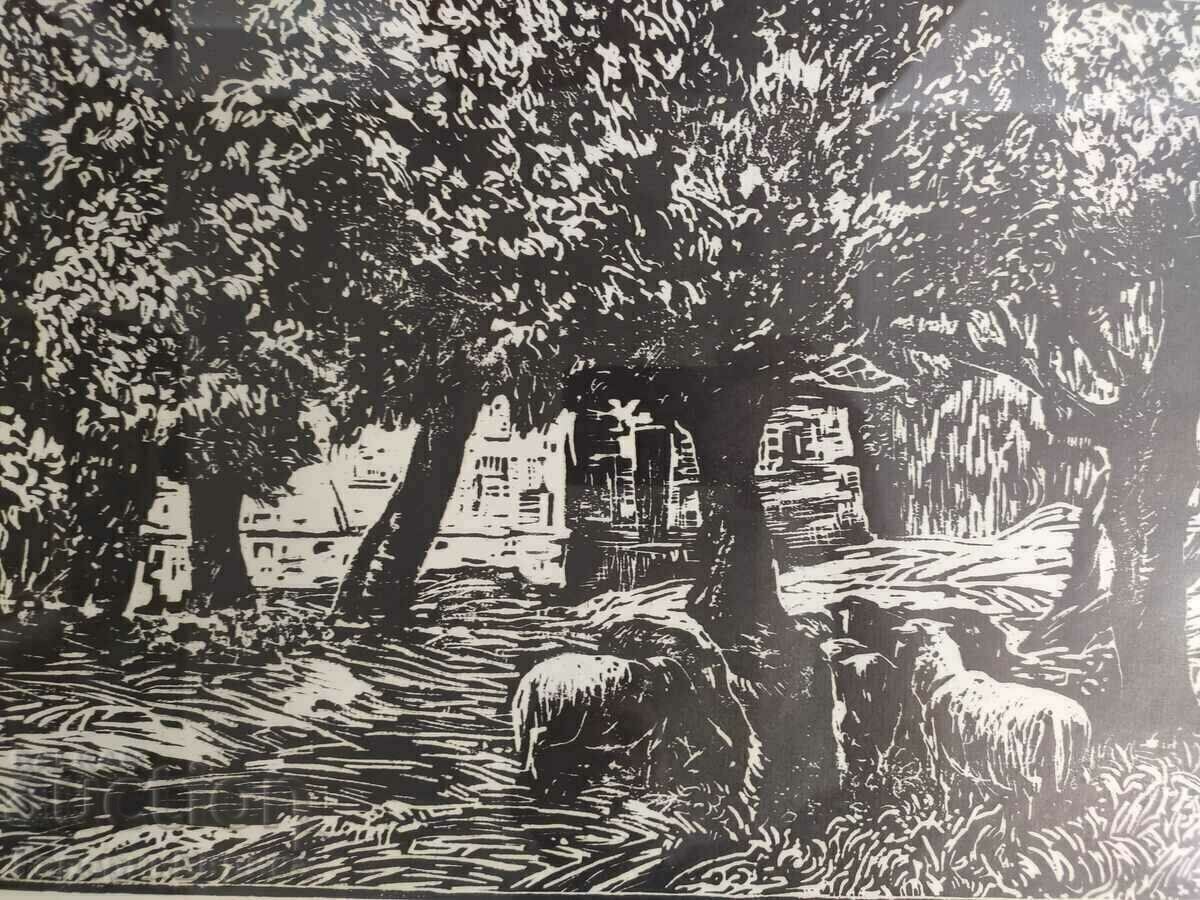 Delivery of Painting by Vido Valov Engraving "Shepherd's Hut" Delivery of Painting by Vido Valov Engraving "Shepherd's Hut"