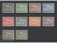 Turks and Caicos 1938 George VI Set scurt la 1 - 10 timbre