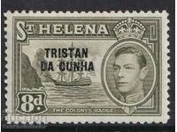 St Helena TRISTAN DA CUNHA 8d 1952 MH