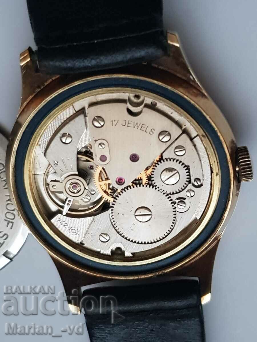 Delivery of Men's gold plated mechanical watch ZENTRA Delivery of Men's gold plated mechanical watch ZENTRA