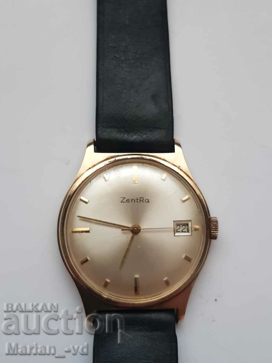 Men's gold plated mechanical watch ZENTRA Men's gold plated mechanical watch ZENTRA