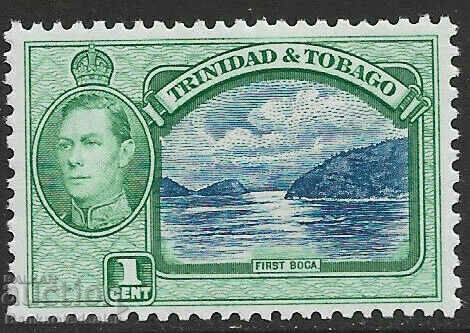 TRINIDAD AND TOBAGO 1 Cent 1938-44 KGVI MH