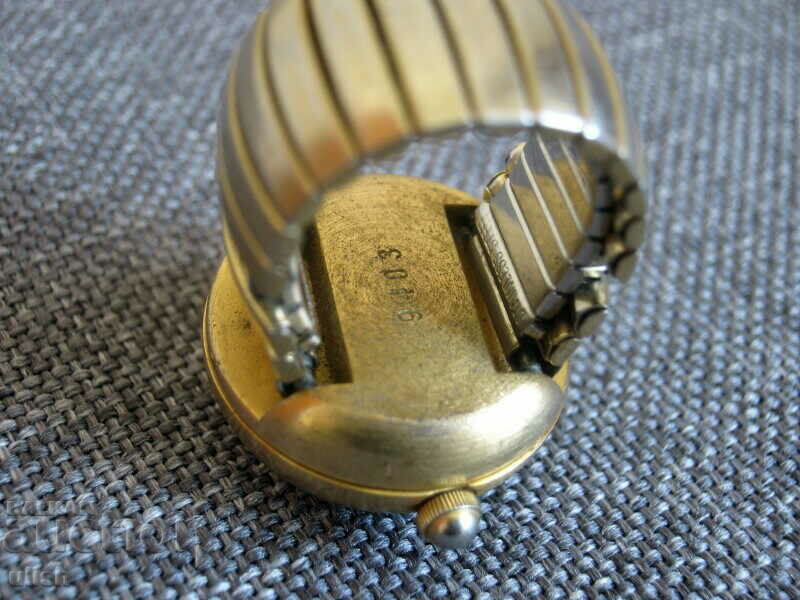 Delivery of Exotic Mango Gold Plated Quartz Watch Ring