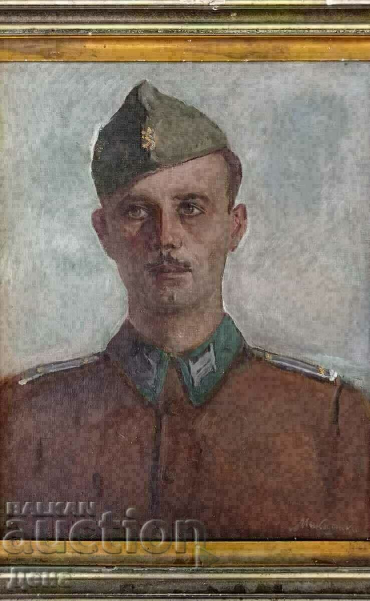 Vasil Makedonski, Oil Painting from the 1940s with price 190.00 BGN | € 97.15 Vasil Makedonski, Oil Painting from the 1940s with price 190.00 BGN | € 97.15