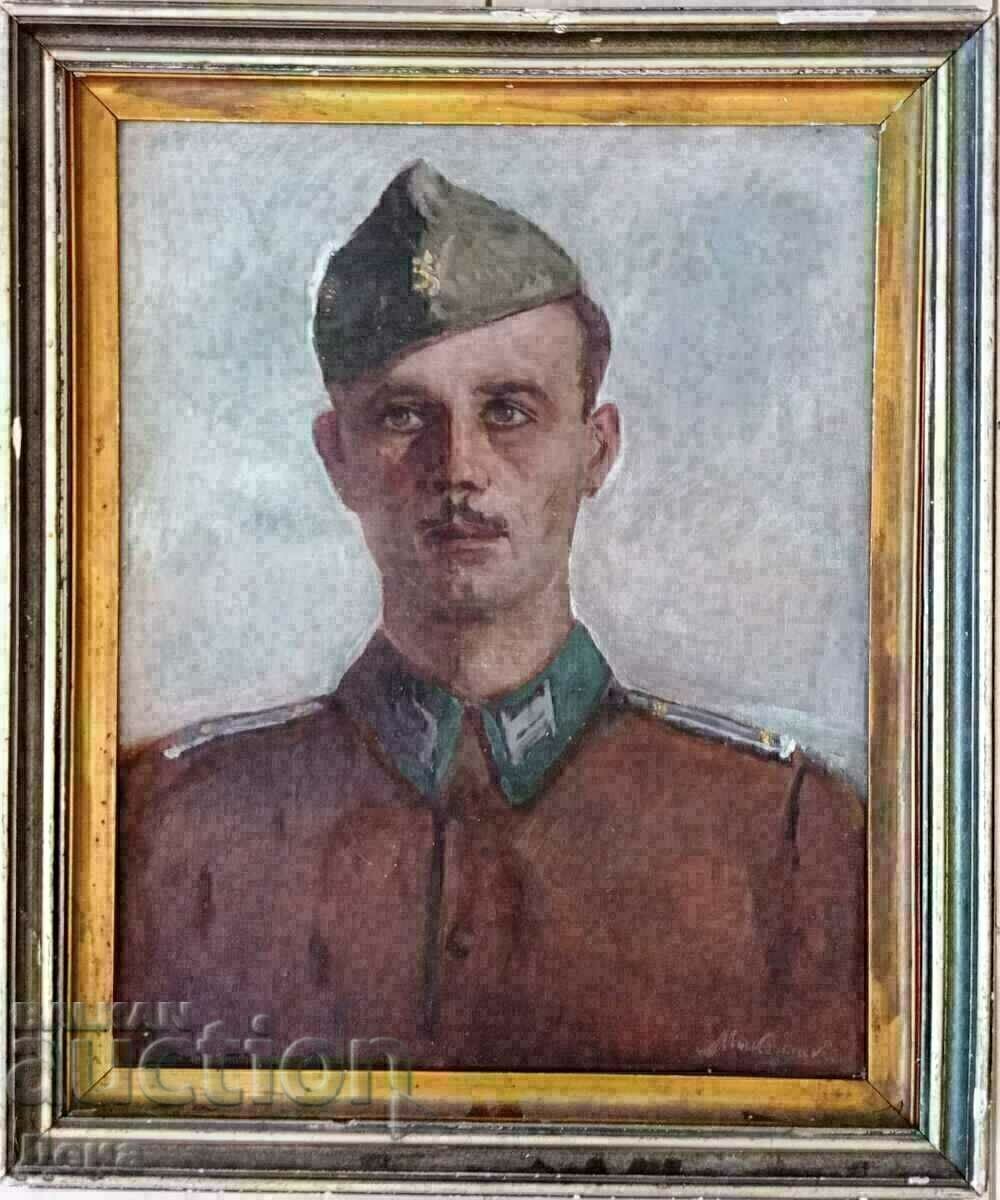 Vasil Makedonski, Oil Painting from the 1940s Vasil Makedonski, Oil Painting from the 1940s