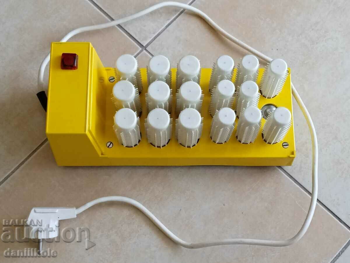 Auction * $ * Y * $ * ELECTRIC HAIR ROLLERS - WESTERN GERMANY * $ * Y * $ * Auction * $ * Y * $ * ELECTRIC HAIR ROLLERS - WESTERN GERMANY * $ * Y * $ *