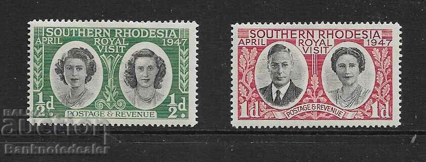 Νότια Ροδεσία 1947 Βασιλική Επίσκεψη - MNH